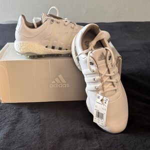 adidas Tour 360 22 White on white golf Shoes